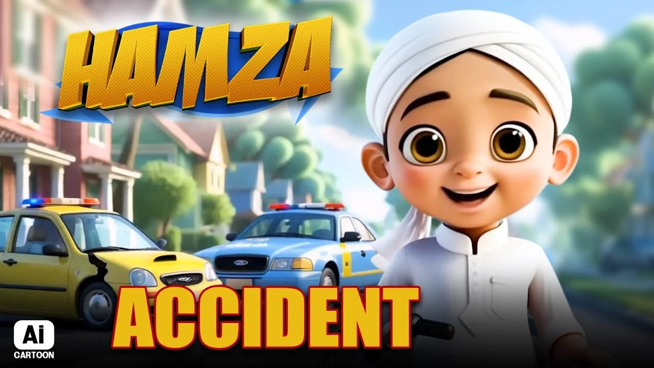 ACCIDENT | Haadisah | Hamza Cartoon Series | AI Cartoon Video | Madani Channel Program